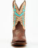 Image #4 - Dan Post Men's Exotic Shark Western Boots - Broad Square Toe, Dark Brown, hi-res