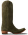 Image #2 - Lane Women's Emma Jane Suede Tall Western Boots - Snip Toe, Olive, hi-res