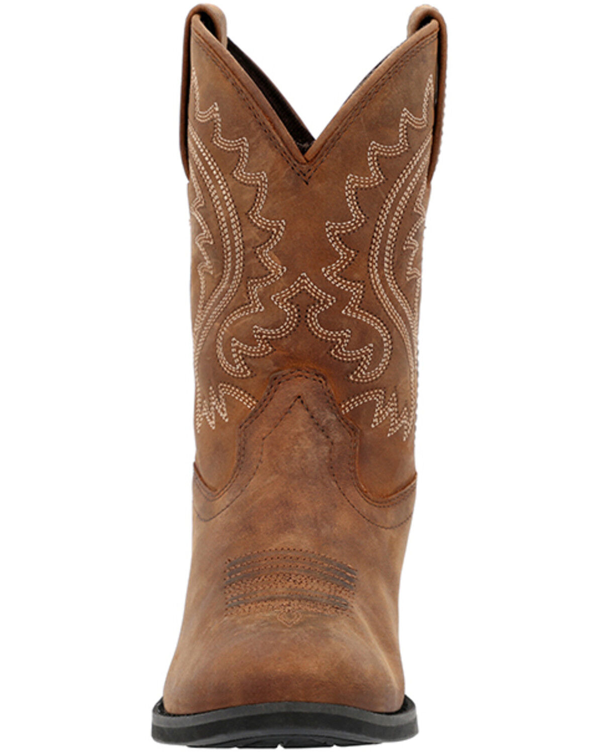 Image #4 - Durango Girls' Shyloh Western Boots - Round Toe, Brown, hi-res