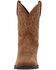 Image #4 - Durango Girls' Shyloh Western Boots - Round Toe, Brown, hi-res
