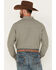 Image #4 - Blue Ranchwear Men's Gingham Check Snap Western Workshirt, Sand, hi-res