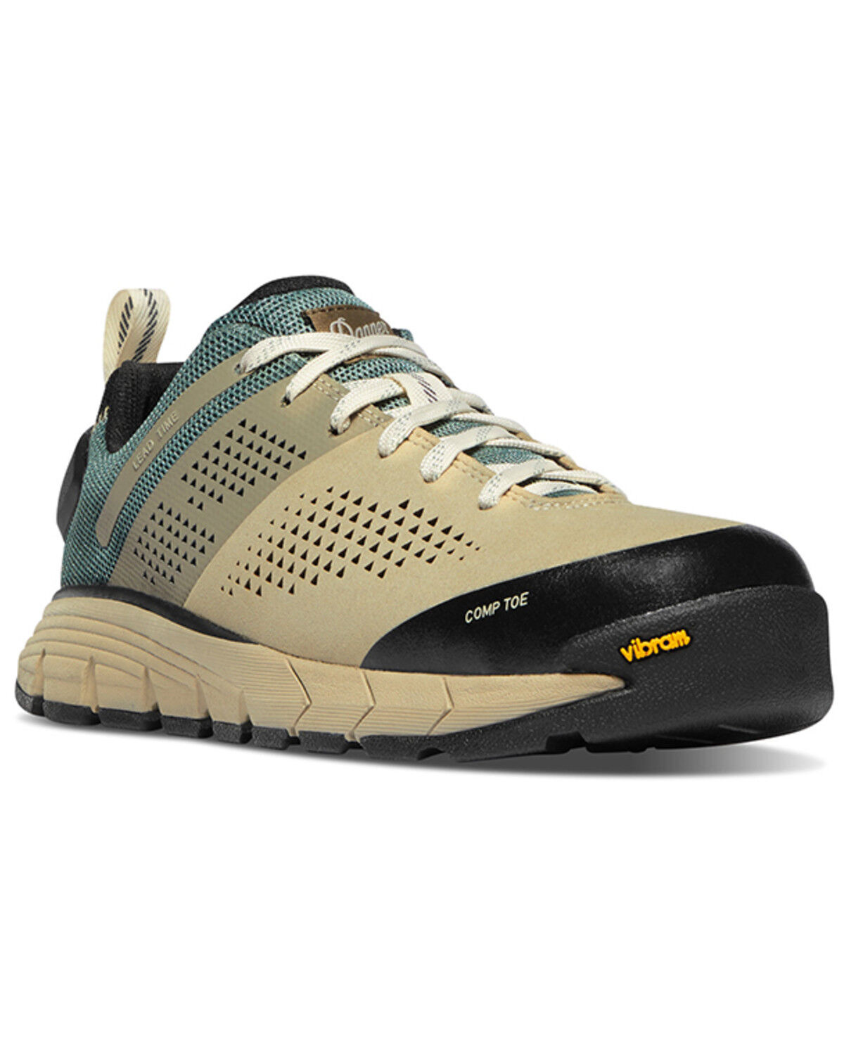 Image #1 - Danner Women's Lead Time 3 Work Shoes - Composite Toe, Turquoise, hi-res