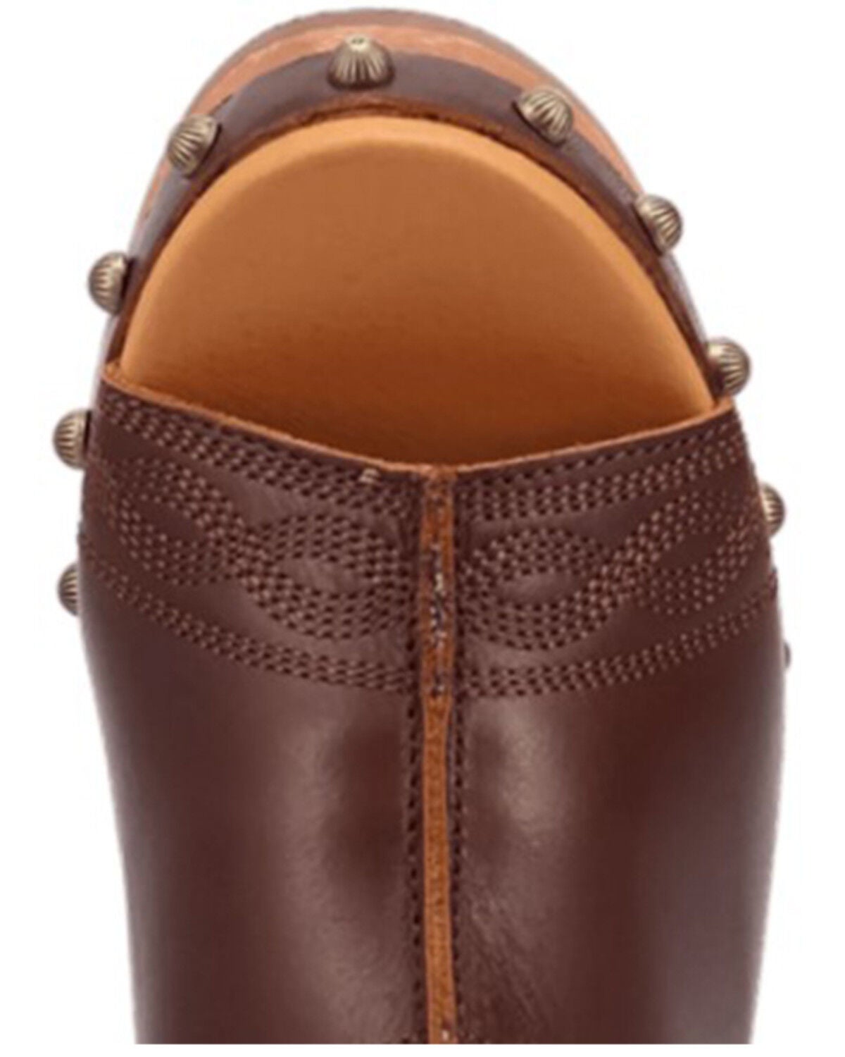Image #6 - Dingo Women's Clover Wooden Sandals, Brown, hi-res