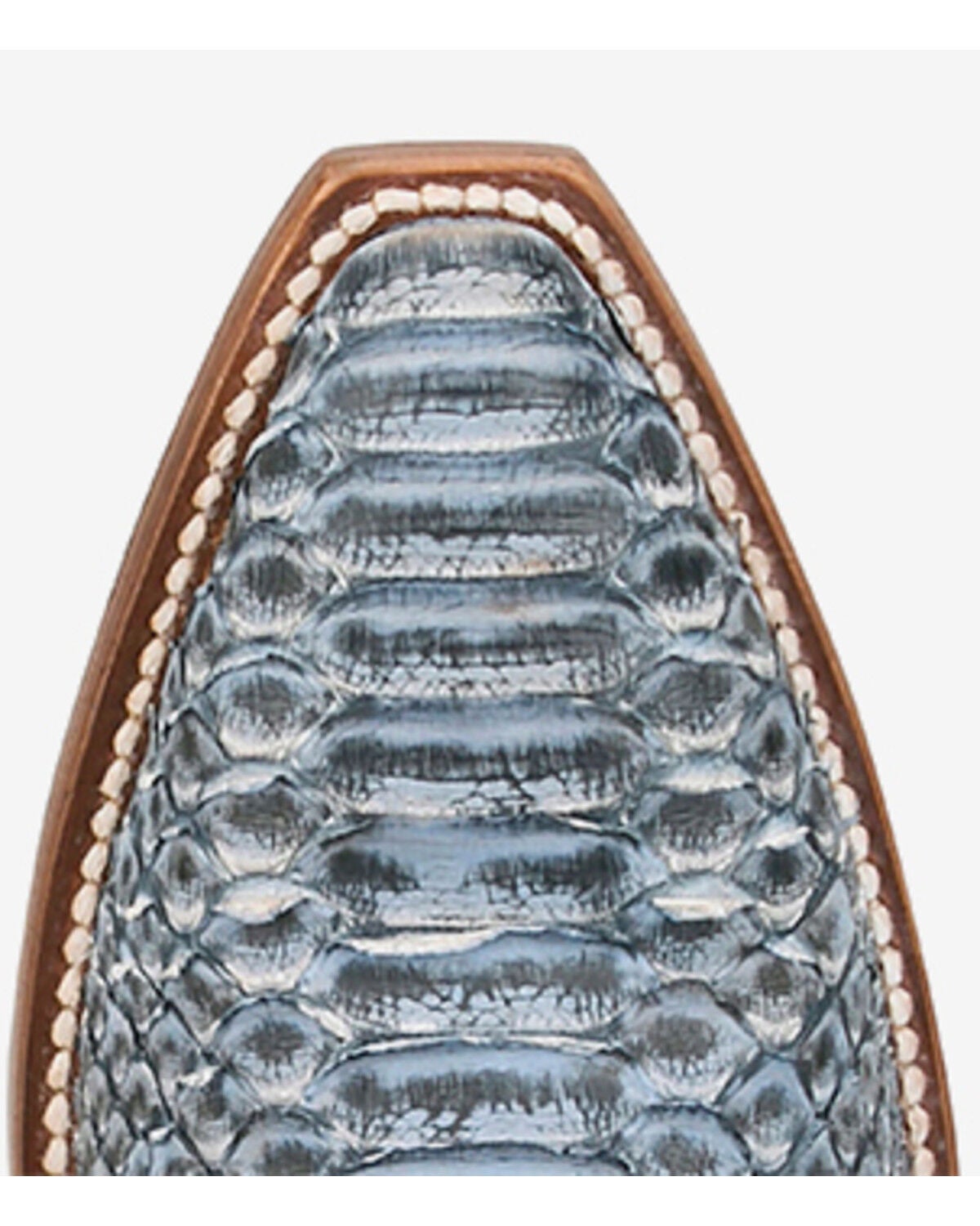 Image #6 - Tony Lama Women's Sadie Exotic Python Tall Western Boots - Snip Toe, Blue, hi-res