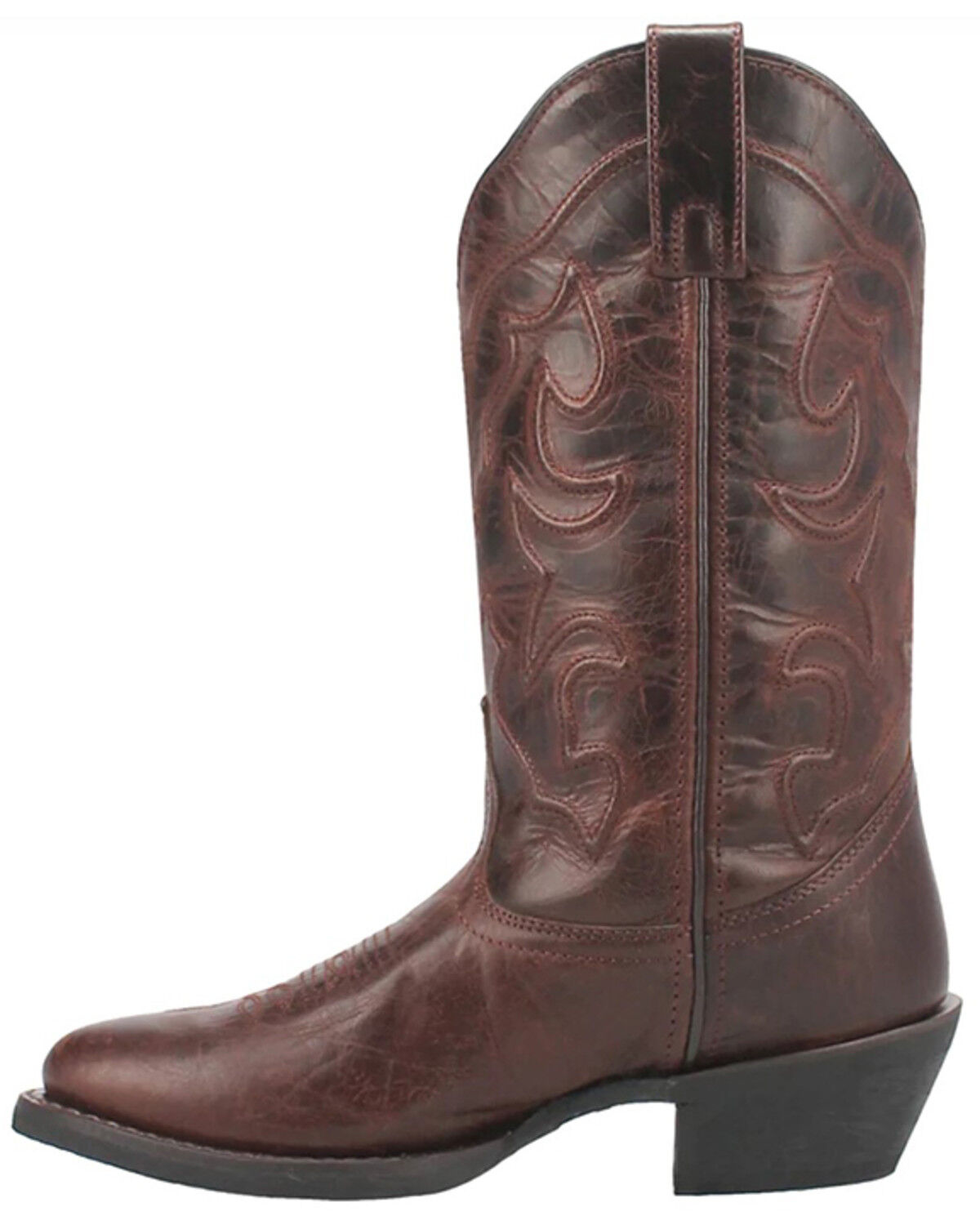 Image #3 - Laredo Women's Shelley Western Boots - Round Toe, Cognac, hi-res