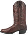Image #3 - Laredo Women's Shelley Western Boots - Medium Toe , Cognac, hi-res