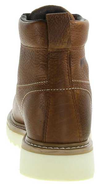 Image #10 - Wolverine Men's 6" Lace-Up Wedge Work Boots - Round Toe, Brown, hi-res