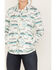 Image #3 - RANK 45® Women's Southwestern Print Quilted Shacket, Teal, hi-res