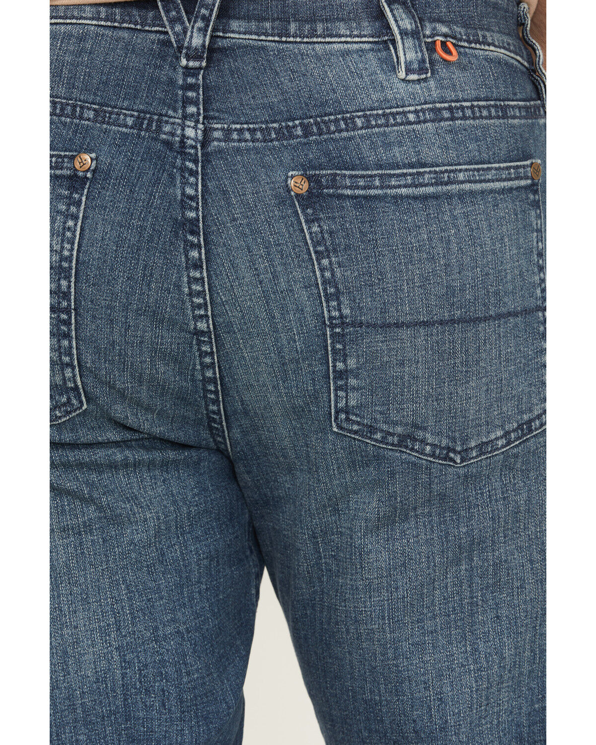 Image #4 - Hawx Men's Heritage Medium Wash Denim Work Jeans, Medium Wash, hi-res