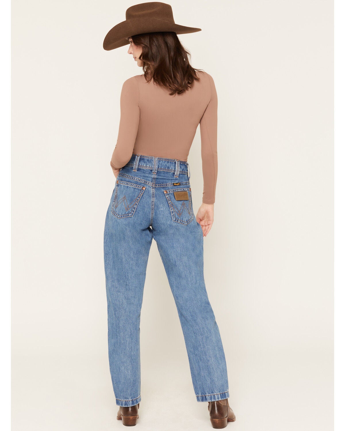 Image #3 - Wrangler Women's Medium Wash Super Barrel Denim Jeans, Medium Wash, hi-res