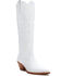 Image #1 - Matisse Women's Agency Tall Western Leather Boots - Snip Toe, White, hi-res