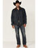 Image #2 - Wrangler Men's Concealed Carry Blanket-Lined Denim Jacket - Tall, Indigo, hi-res