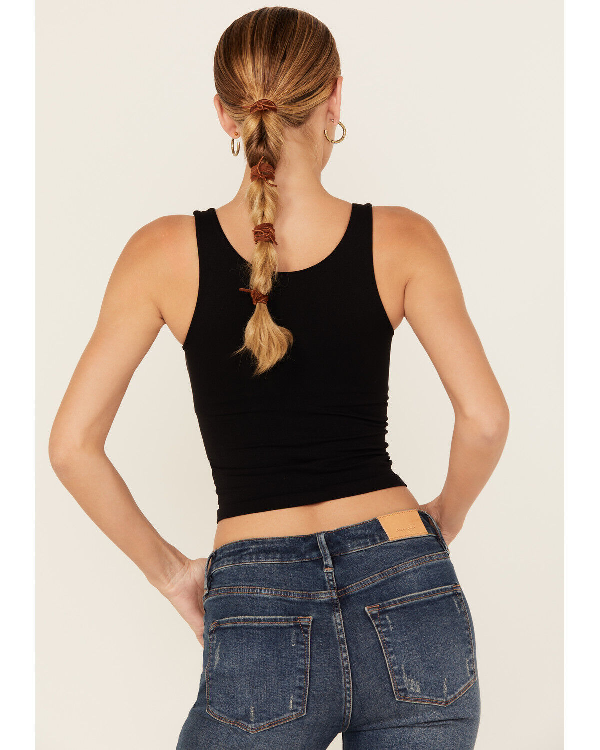 Image #4 - Free People Women's Clean Lines Cami, Black, hi-res