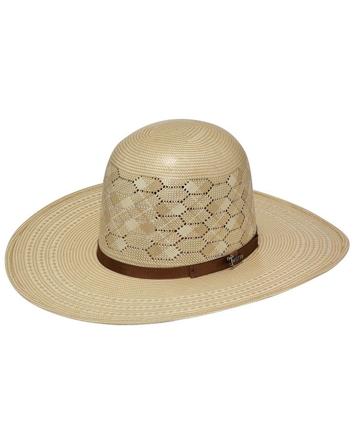 Image #1 - Twister 10X Straw Cowboy Hat, Ivory, hi-res