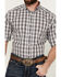 Image #3 - Ariat Men's Berkley Ombre Plaid Print Short Sleeve Button-Down Western Shirt , Black, hi-res