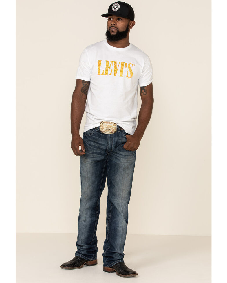 Levi's Men's White Trussard Logo Graphic T-Shirt , White, hi-res