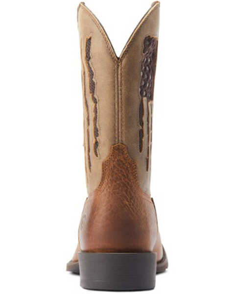 Image #3 - Ariat Men's Sport My Country VentTEK Western Performance Boots - Broad Square Toe, Brown, hi-res