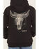 Image #4 - RANK 45&reg; Boys' Solid Flank Hooded Sweatshirt, Black, hi-res