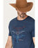 Image #2 - Cody James Men's Triple Bull Short Sleeve Graphic T-Shirt, Navy, hi-res
