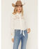 Image #3 - Idyllwind Women's Sonora Long Sleeve Snap Western Shirt, Cream, hi-res