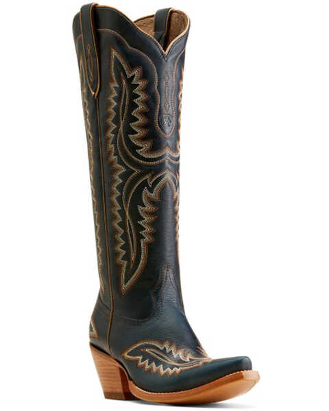 Image #1 - Ariat Women's Casanova Tall Western Boots - Snip Toe , Blue, hi-res