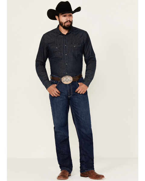 Image #1 - Kimes Ranch Men's Dillon Relaxed Fit Bootcut Jeans, Indigo, hi-res