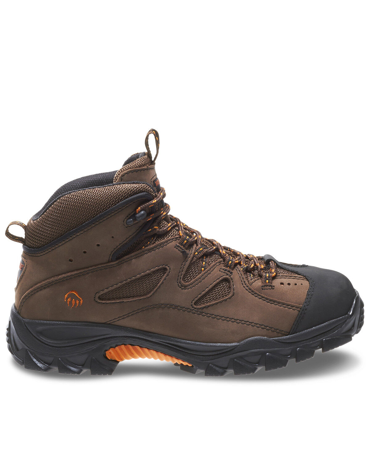 Image #2 - Wolverine Men's 6" Lace-Up Hudson Hiker Boots - Steel Toe, Dark Brown, hi-res