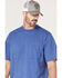 Image #2 - Hawx Men's Forge Work Pocket T-Shirt, Blue, hi-res