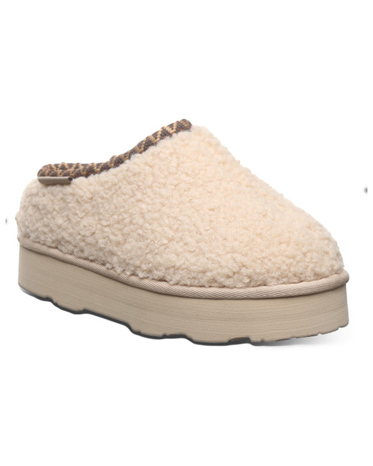 Image #1 - Bearpaw Girls' Snuggle Martis Slippers, Cream, hi-res
