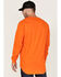 Image #4 - Hawx Men's FR Pocket Long Sleeve Work T-Shirt, Orange, hi-res