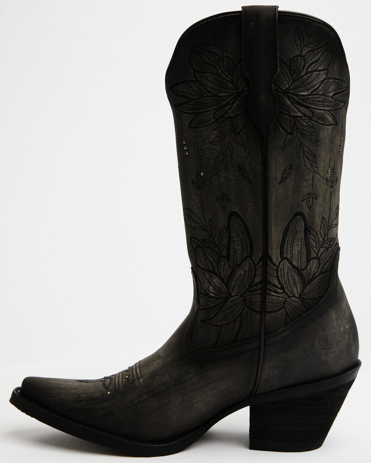 Image #3 - Shyanne Women's Toba Western Boots - Snip Toe, Black, hi-res