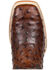 Image #6 - Durango Men's Brown Exotic Full-Quill Ostrich Western Boots - Square Toe, Dark Brown, hi-res