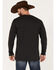 Image #4 - RANK 45® Men's Logo Untamed Legacy Raglan Shirt, Charcoal, hi-res