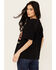 Image #4 - Wrangler X Diamond Cross Ranch Women's Wild Bear Short Sleeve Graphic Tee, Black, hi-res