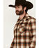 Image #2 - Pendleton Men's Canyon Plaid Print Long Sleeve Snap Western Shirt, Copper, hi-res