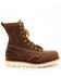 Image #2 - Thorogood Men's American Heritage 8" Made In The USA Wedge Work Boots - Steel Toe, Brown, hi-res