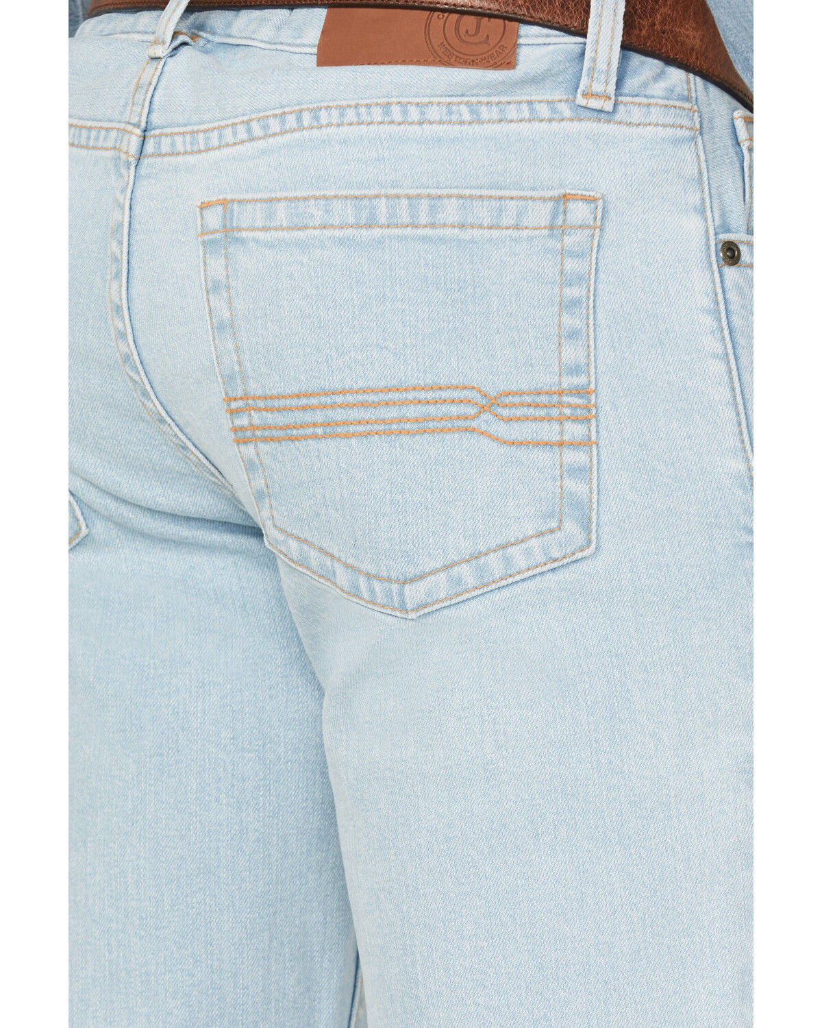 Image #4 - Cody James Men's Camino Light Wash Slim Straight Stretch Denim Jeans, Light Wash, hi-res