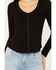 Image #3 - Idyllwind Women's Thelma Long Sleeve Honky Tonk Top, Black, hi-res
