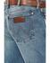 Image #4 - Wrangler Retro Men's 88MWZ Medium Wash Slim Straight Stretch Denim Jeans, Medium Wash, hi-res