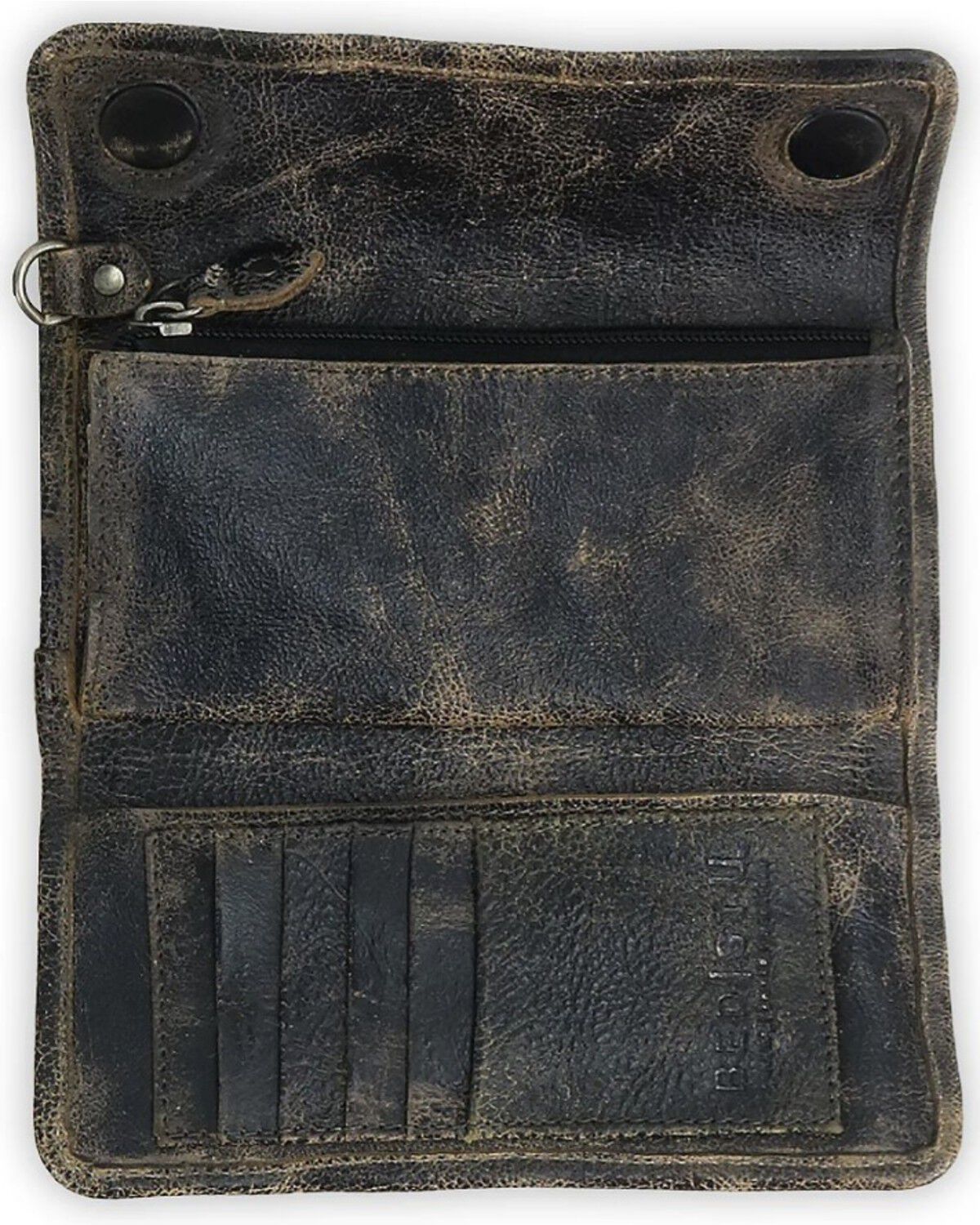 Image #3 - Bed Stu Women's Canton Leather Wallet, Black, hi-res