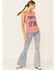 Cut & Paste Women's Party Like It's 1776 Graphic Tank Top, Red, hi-res