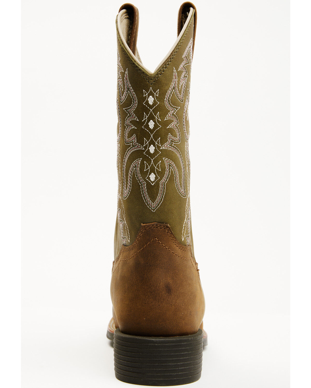 Image #5 - Shyanne Women's Sevyn Xero Gravity Performance Western Boots - Broad Square Toe, Olive, hi-res