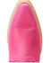 Image #6 - Lane Women's Emma Jane Western Booties - Snip Toe, Hot Pink, hi-res
