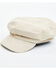 Image #1 - Cleo + Wolf Women's Corduroy Lieutenant's Cap, Cream, hi-res