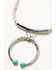 Image #2 - Idyllwind Women's Quinn Circle Necklace, Silver, hi-res