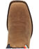 Image #6 - Durango Women's Lady Rebel™ American Flag Serape Work Boots - Square Toe, Brown, hi-res