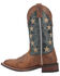 Image #3 - Laredo Women's Early Star Western Performance Boots - Broad Square Toe, Tan, hi-res