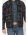 Image #3 - Cody James Men's Southwestern Print Softshell Jacket, Black, hi-res