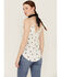 Shyanne Women's Star Print Cami , White, hi-res