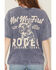 Image #4 - Youth in Revolt Women's Not My First Rodeo Short Sleeve Graphic Tee, Blue, hi-res